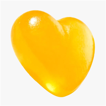 Gomita de corazón sabor ananá